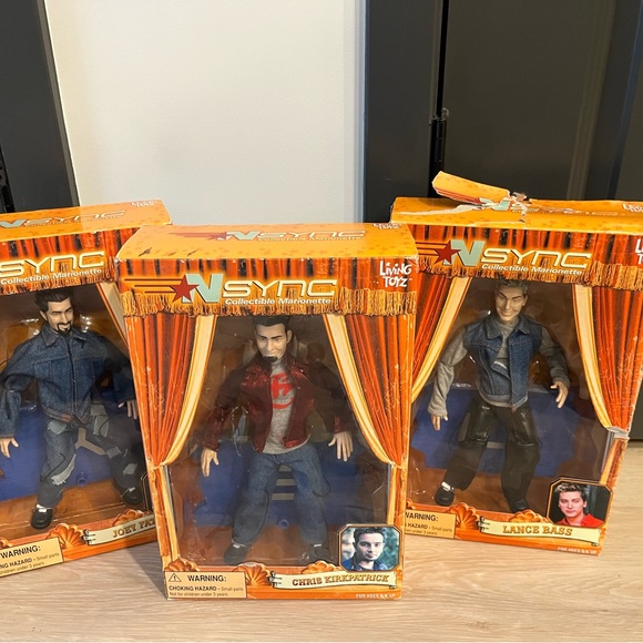 NSYNC Other - Vintage 2000 NSync Marionette Dolls Bundle